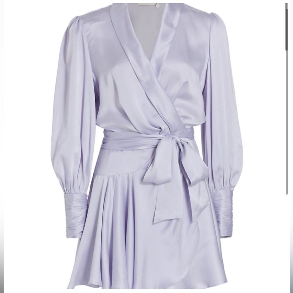 Zimmermann wrap dress in purple Size 0